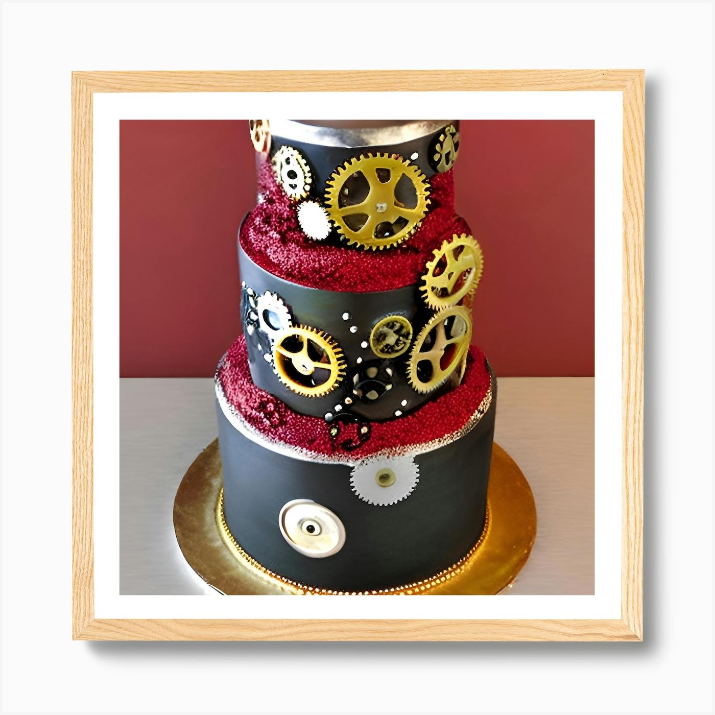 Steampunk cake for a friend : r/cakedecorating