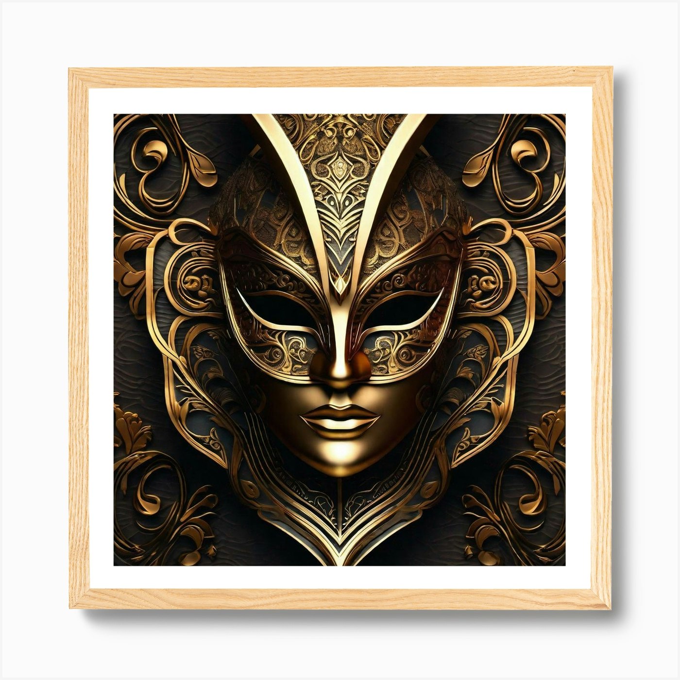 Masque ornate mask | 3D Print Model