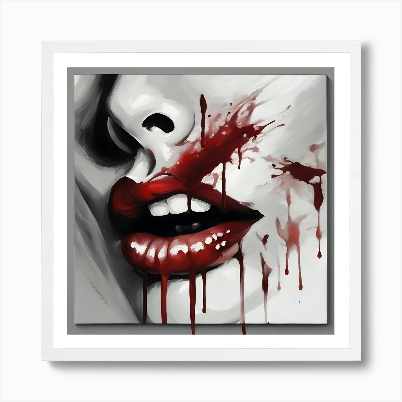 Bloody Lips Art for Sale - Fine Art America