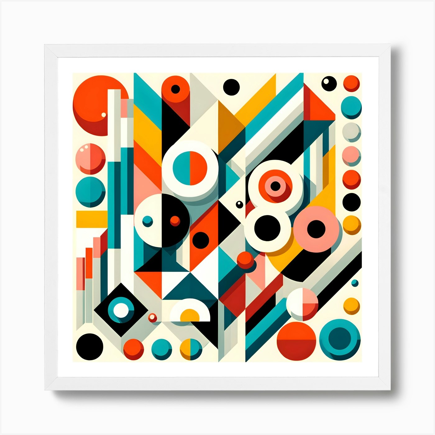 Geometric Colorful Abstract Wall art