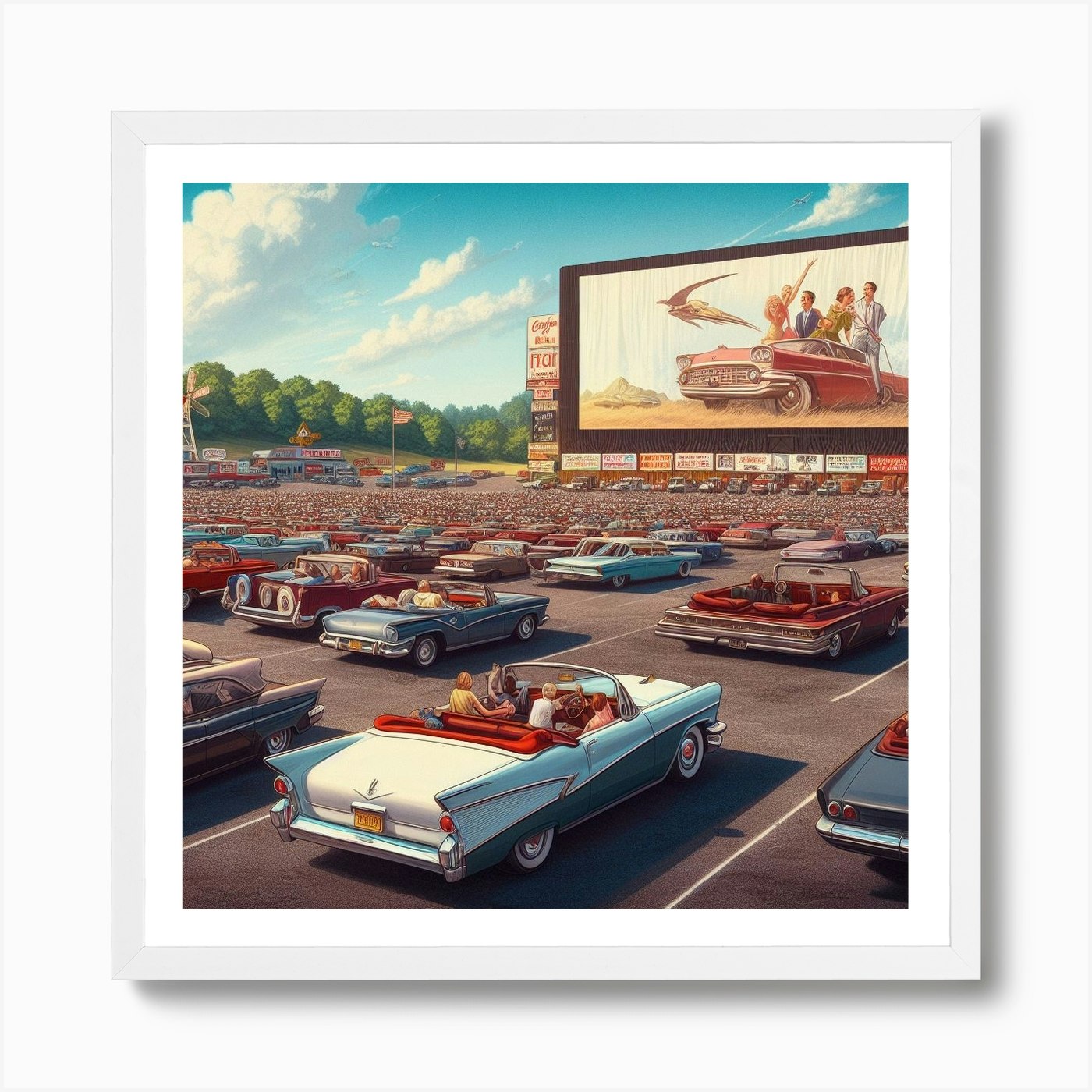 LOUIS VUITTON CLASSIC - Classic Cars - A poster Parc de…