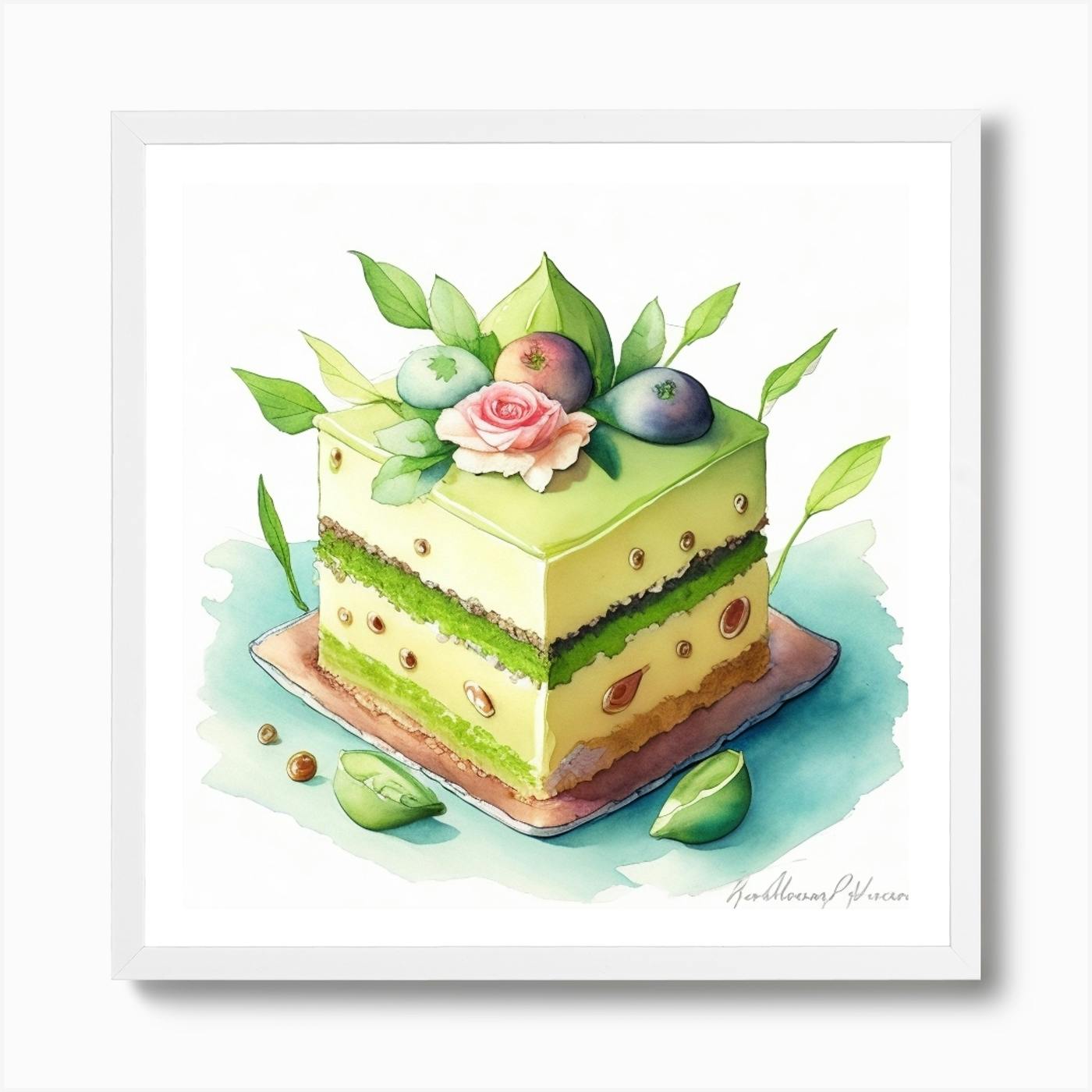 16+ Thousand Cakes Water Colour Royalty-Free Images, Stock Photos &  Pictures | Shutterstock