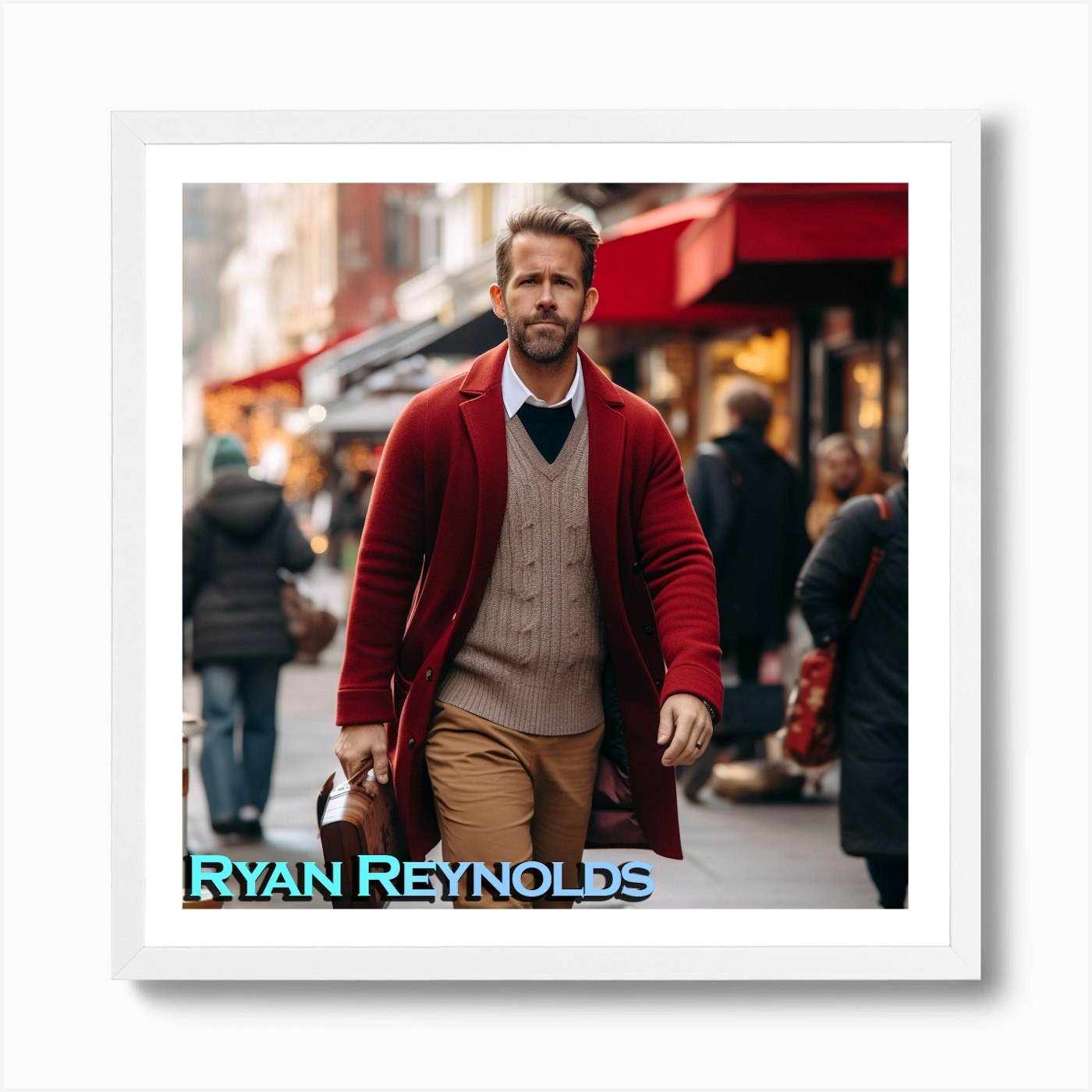 Ryan Reynolds Photo Collage Pillowcase