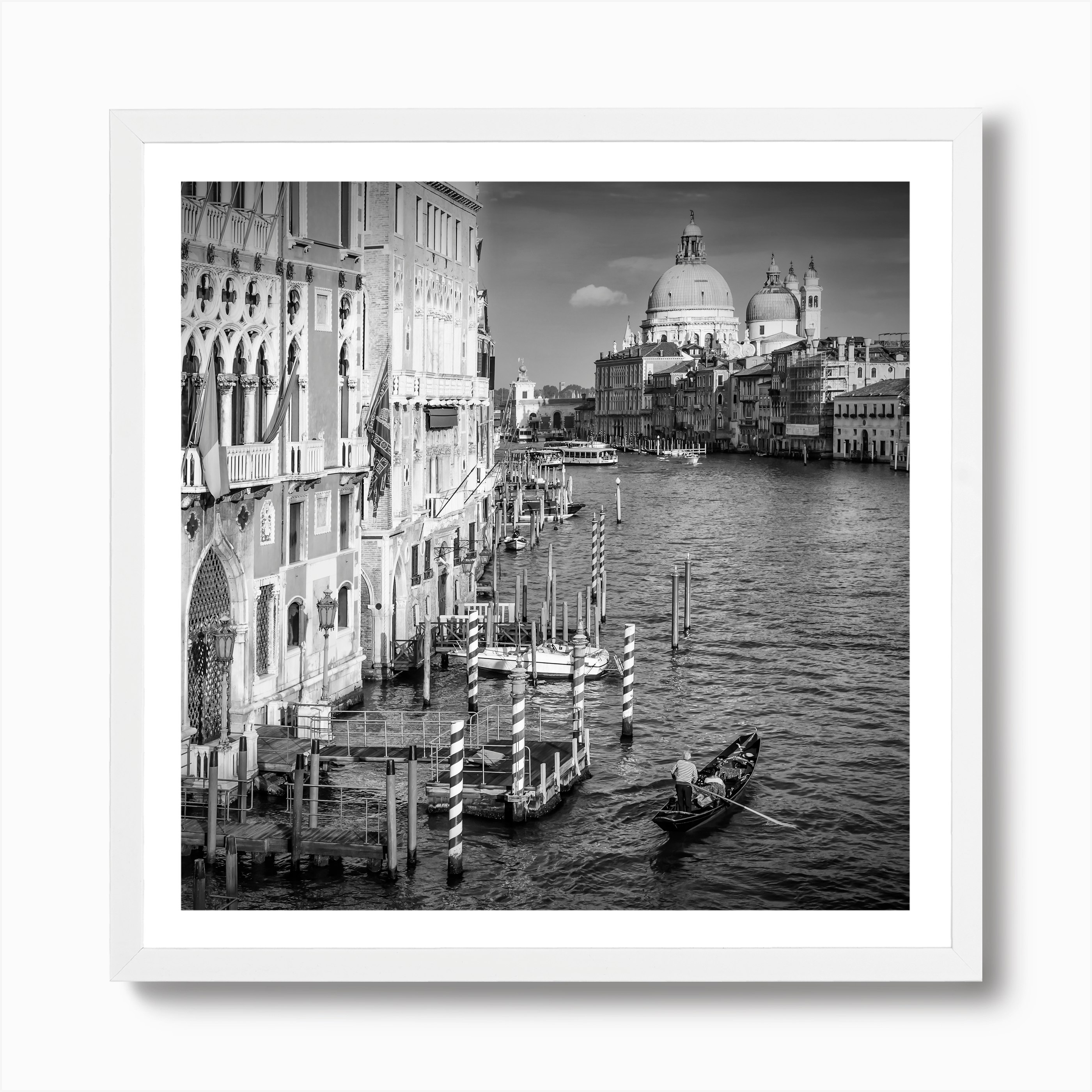 Venice Canal Grande Santa Maria Della Salute Art Print By