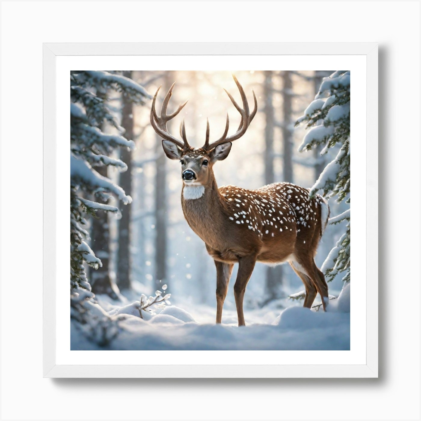 Whitetail Deer In A Field Diamond Painting 