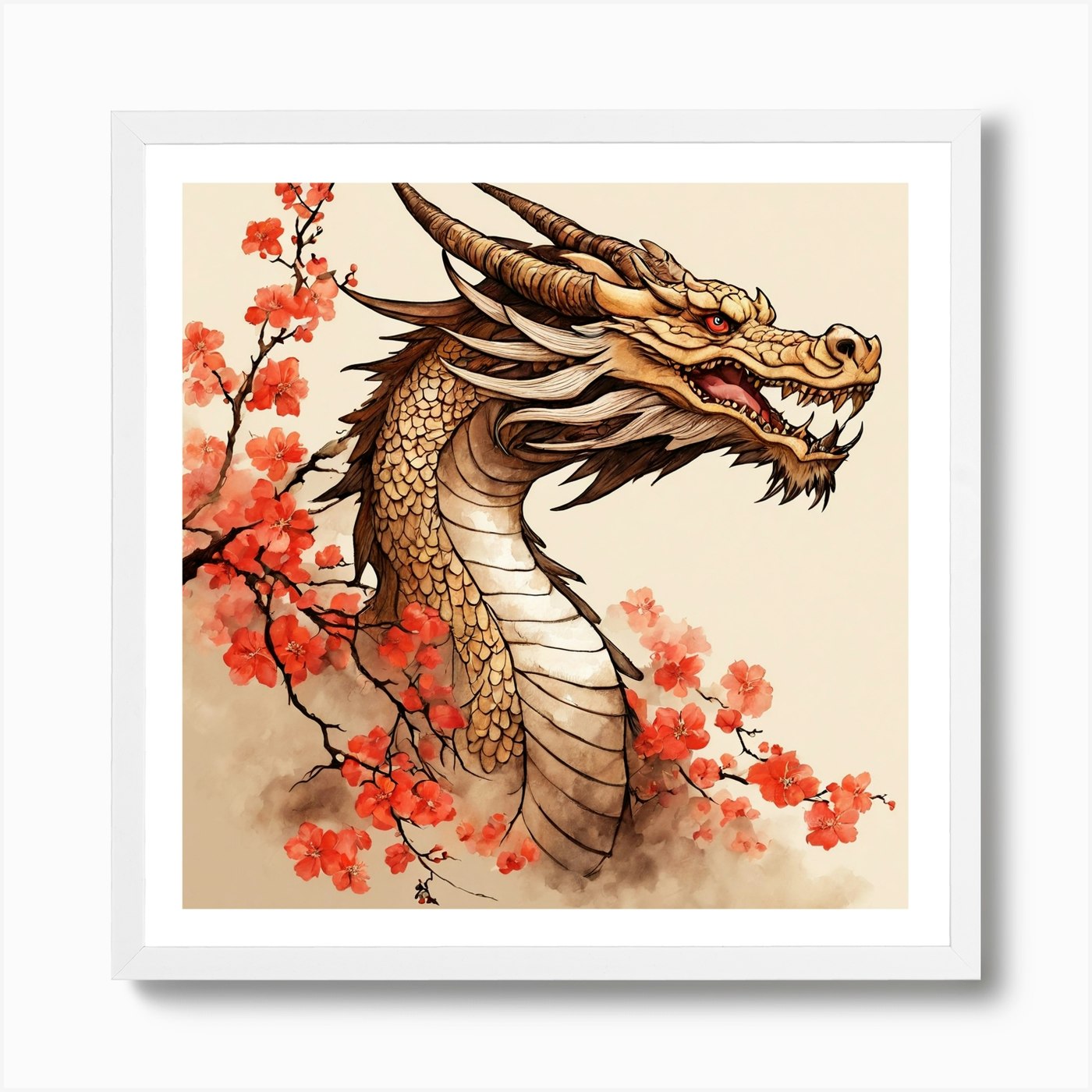 New Painting! - Chinese Wood Dragon  Dragon, Medieval paintings, Nail art  photos