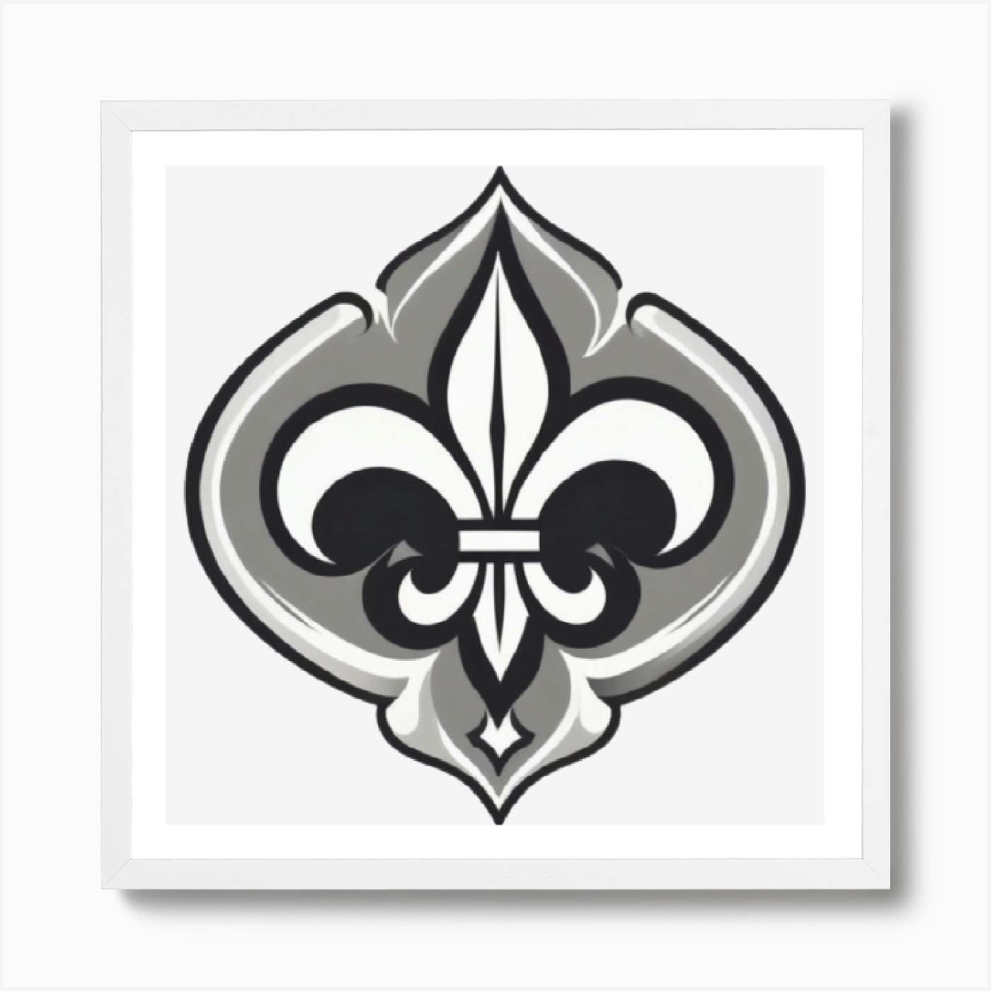New Orleans Saints Logo Art Print by ArtisticQuotesOfLife - Fy hur-man-ritar-new-orleans-saints-logo-youtube