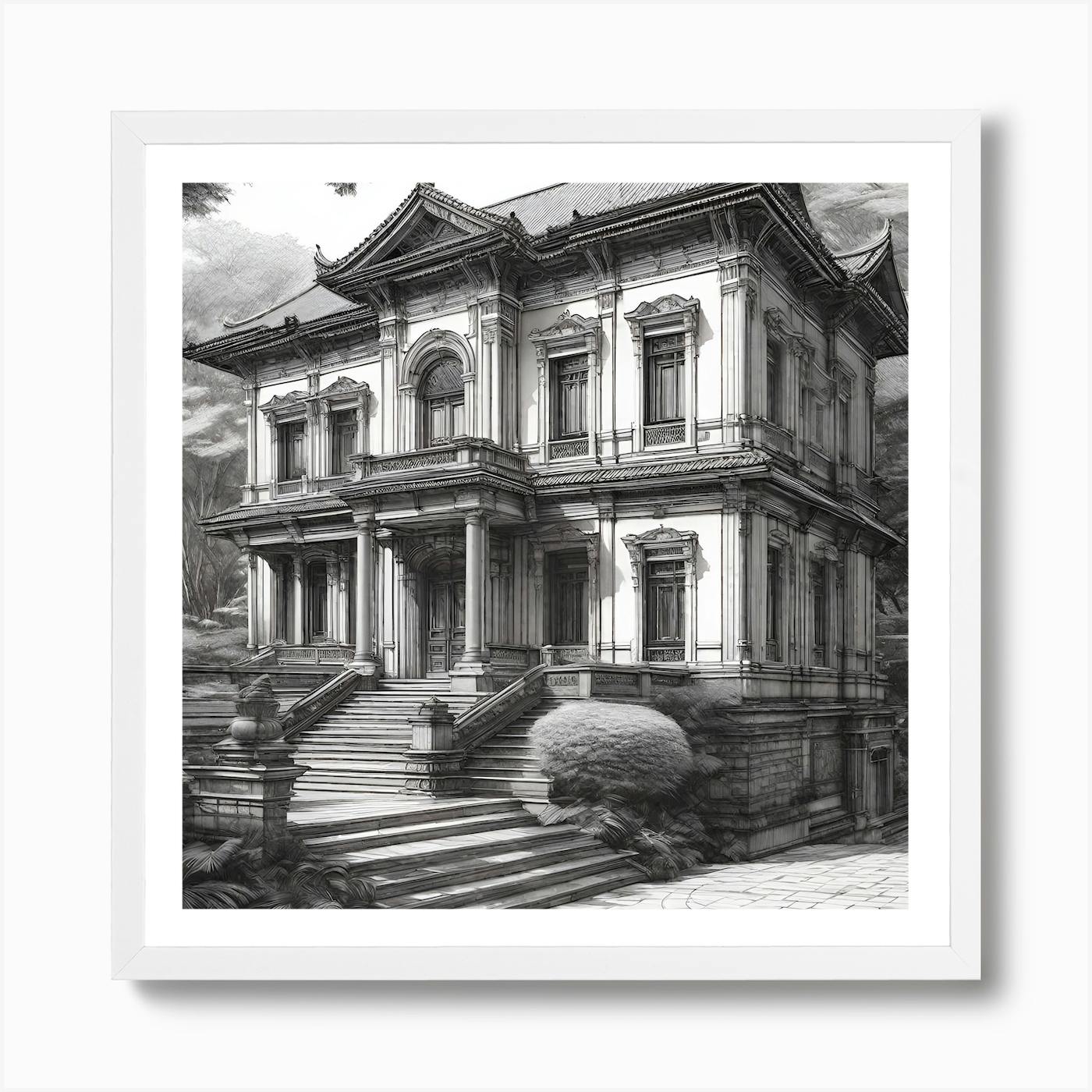 Ancient Roman Architecture Vintage Posters Black and White Temple Wall Art  Canvas Art Poster Wall Art Picture Print Modern Family Bedroom Decor  20x30inch(50x75cm) Frame-Style : Amazon.ca: Home