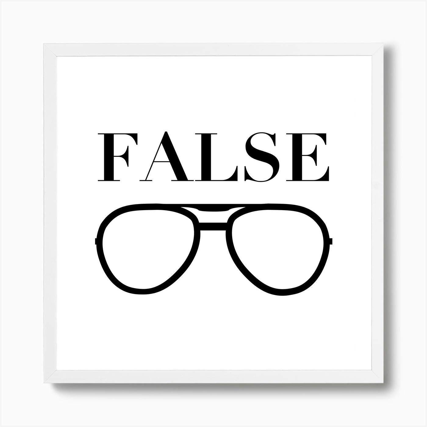 false glasses
