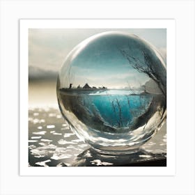 Snow Globe Art Print