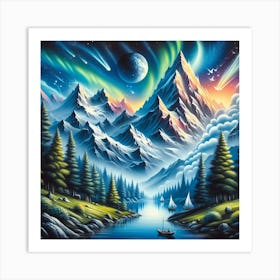 Aurora Borealis Art Print