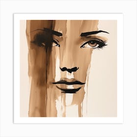 Coffee Drips Art Print