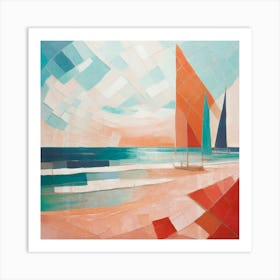 Scarlet Sails 06 Art Print