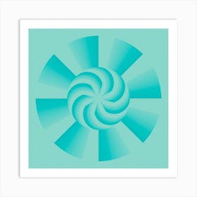 Abstract Flower 1 Art Print