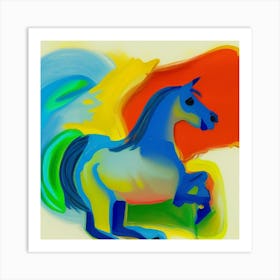 Horse Of The Rainbow Art Print