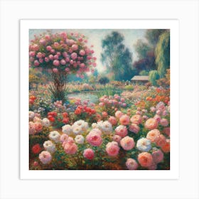 Rose Garden Art Print