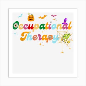 Occupational Therapy Ot Halloween Pumpkin Art Print