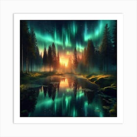 Aurora Borealis 15 Art Print