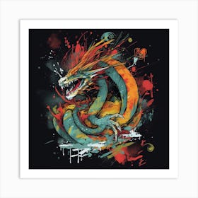 Dragon 3 Art Print