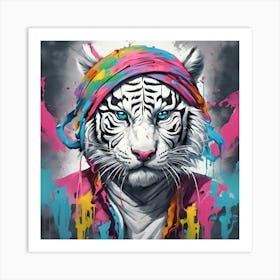 White Tiger 12 Art Print