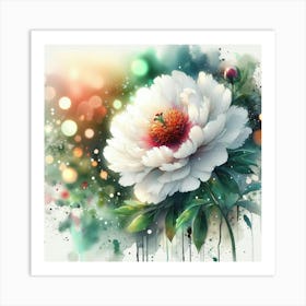 Peony Art Print