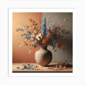 Flowers In A Vase 22 Art Print