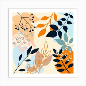 Autumn Leaves Art Print