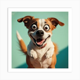 Happy Dog 1 Art Print