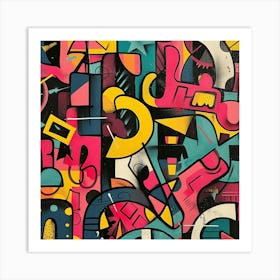 Abstract Street Art 6 Art Print