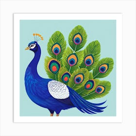 Peacock 14 Art Print