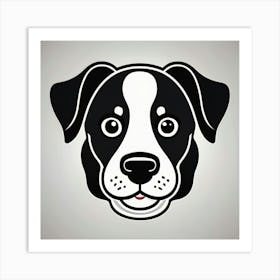 Dog'S Head Art Print