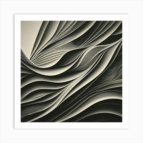 Organic Monochromatic_#5 Art Print