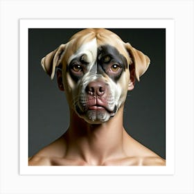 Portrait Of A Dog 3 Art Print