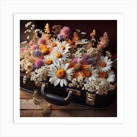 Flowers in a case 2 Art Print