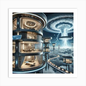 Skyward Platforms Living Quarters Art Print