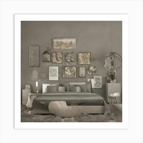 Modern Bedroom 8 Art Print