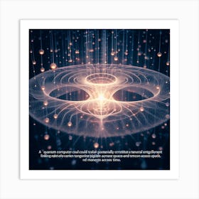 Quantum Entanglement Art Print