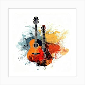 Acoustic Guitars 1 Art Print