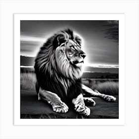 Lionnnn Art Print