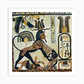 Egyptian Painting 25 Art Print