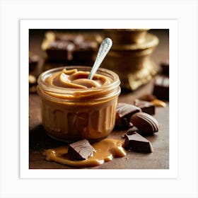 Peanut Butter In A Jar Art Print