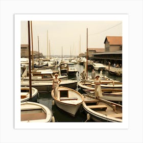 The Old Marina ~Reimagined 140 Art Print