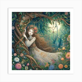 Fairytale Forest 1 Art Print