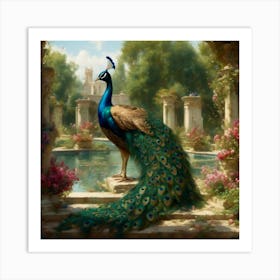 Lord of the garden Art Print