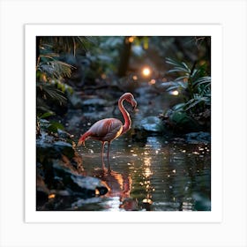 Flamingo 85 Art Print