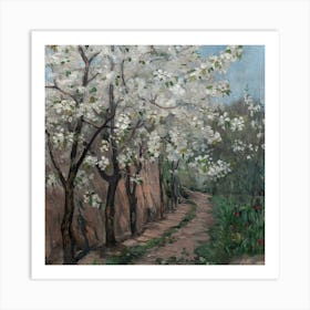 Blossoming Trees 2 Art Print