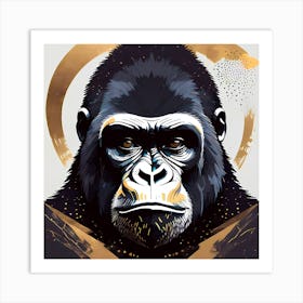 Gorilla Poster Art Print