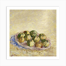 Still Life, Basket Of Apples (1887), Vincent Van Gogh Art Print