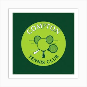 Compton Tennis Club Art Print