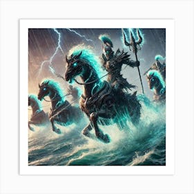 Cascade Sovereignty Tempest Riders Dynamic Combat Art Print